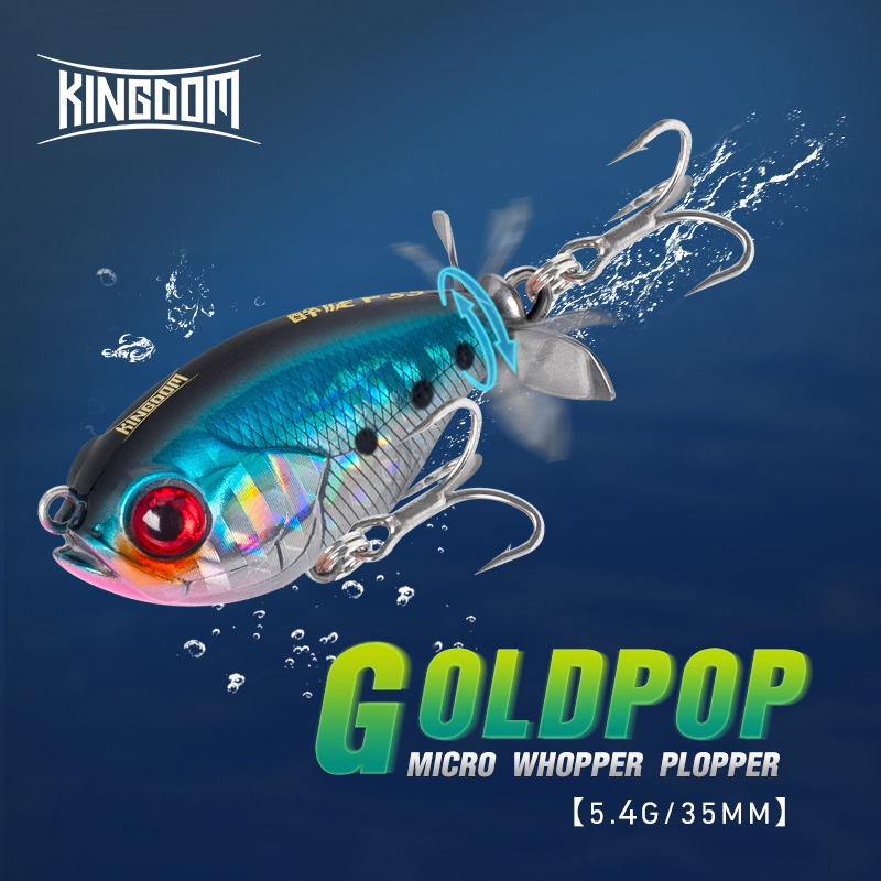 Fishing Lure Spinnerbait - Kingdom Propeller-señuelo de pesca Topwater Popper,