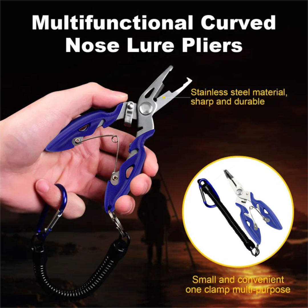 Fishing Lure Making Kit - Alicates multifuncionales de boca curvada para