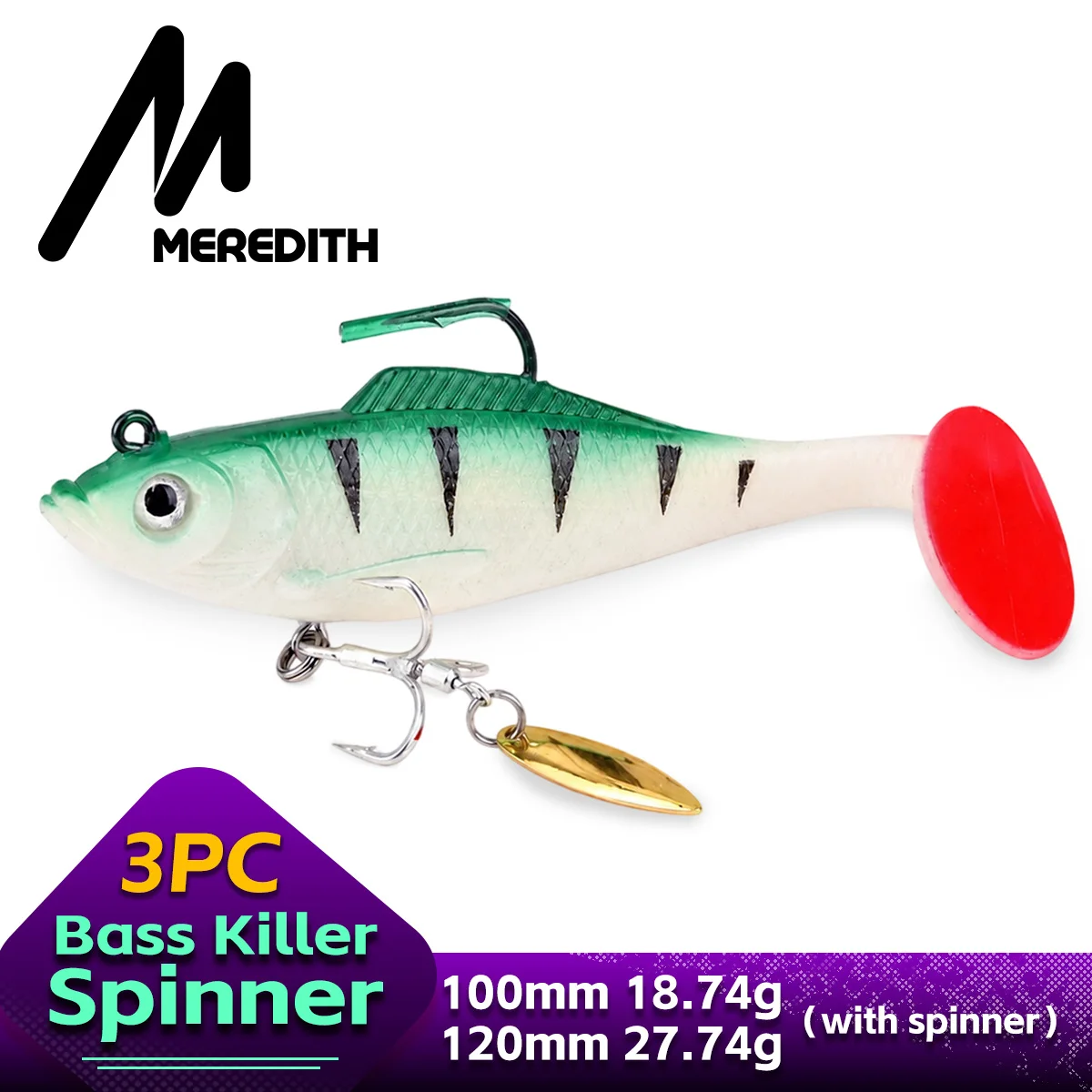 Fishing Lure Blade Bait - Señuelo de Pesca MEREDITH de 10cm