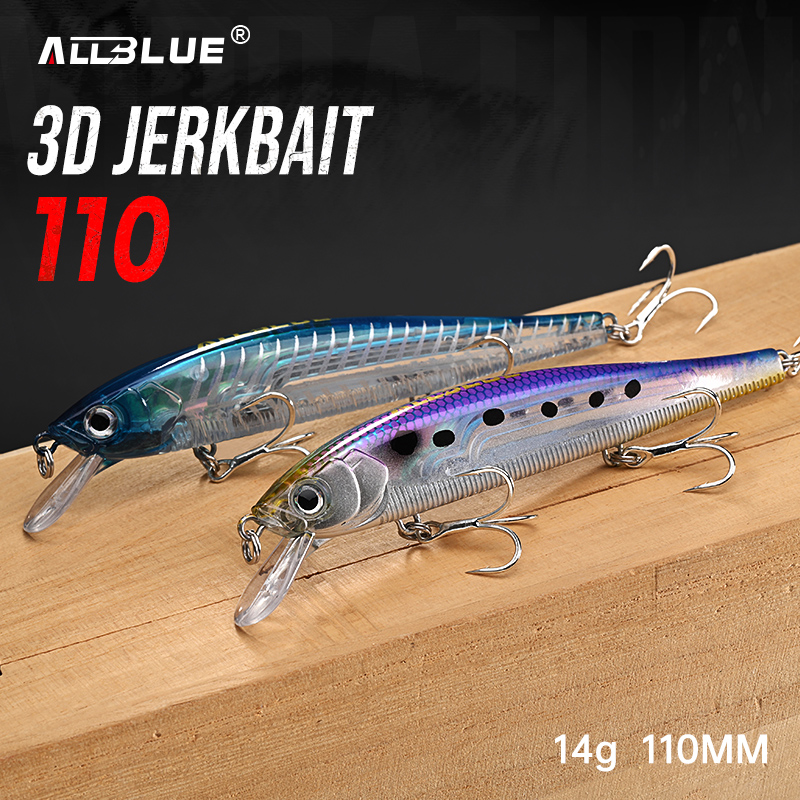Fishing Lure Jerkbait - Señuelo de Pesca ALLBLUE 3D Jerkbait