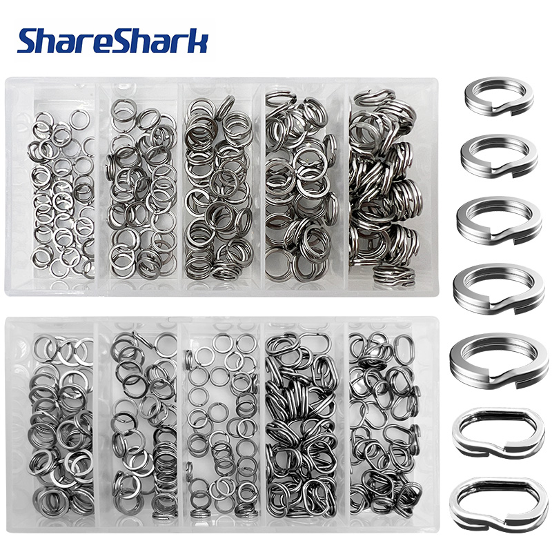Fishing Lure Box - ShareShark - Caja de 200 Anillos