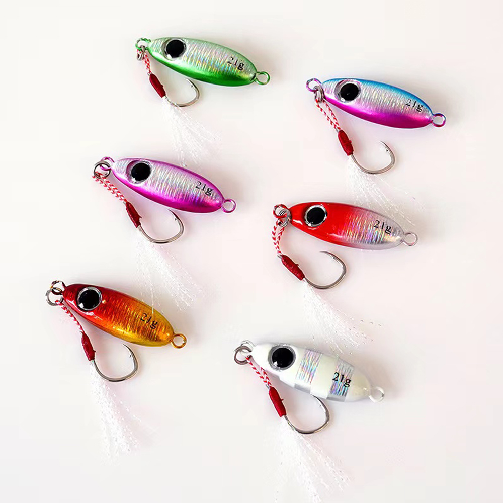 Fishing Lure Spoon - Señuelos de pesca de micrometal, 6