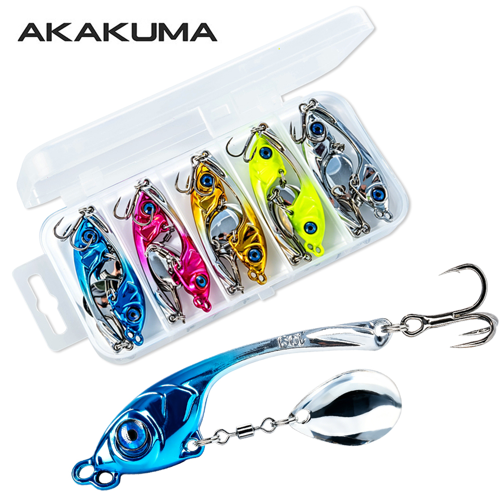 Fishing Lure Spinnerbait - 10 unidades/caja Señuelo VIB metálico de