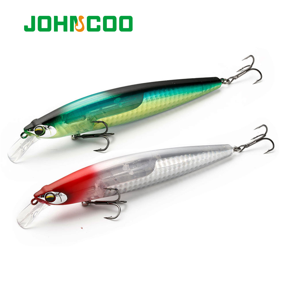 Fishing Lure Blade Bait - JOHNCOO-señuelo de pesca flotante Minnow, cebo