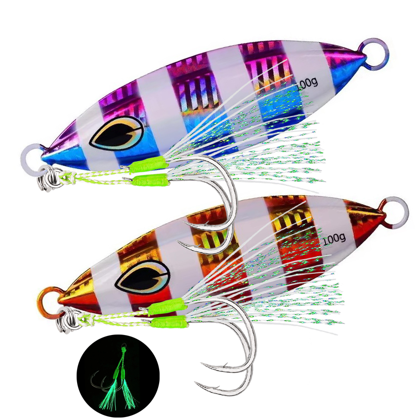 Fishing Lure Spoon - Señuelo de pesca de plantilla lenta,