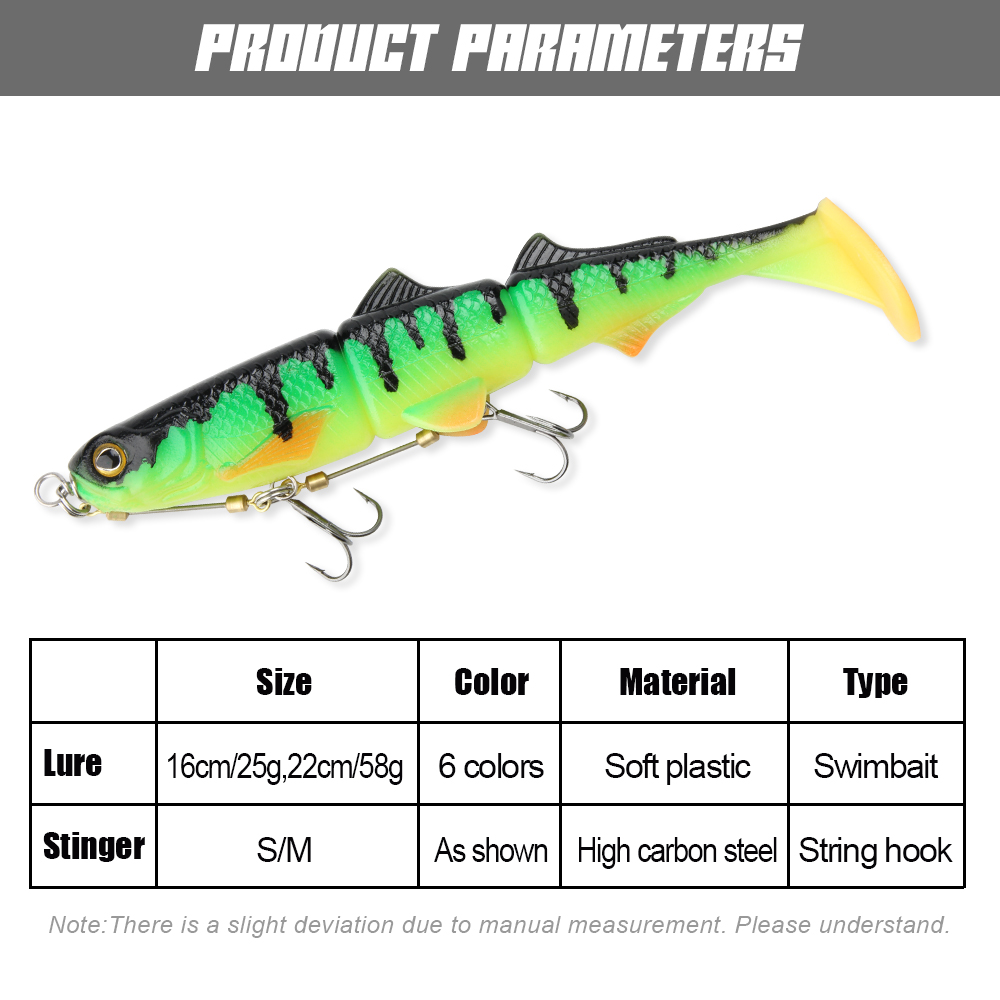Sistema de anzuelo Spinpoler P - Fishing Lure Swimbait reseña y precio