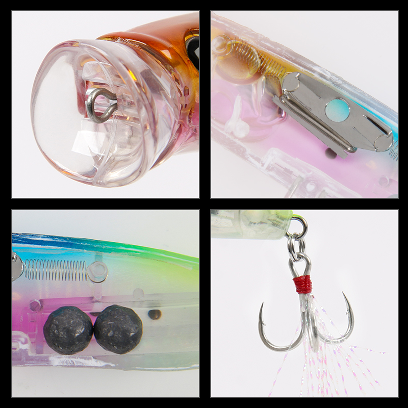 LETOYO-señuelo Popper flotante - Fishing Lure Topwater reseña y precio