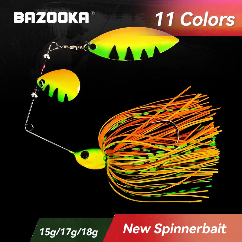 Bazooka 15g 18g Spinnerbait se - Fishing Lure Spinnerbait reseña y precio