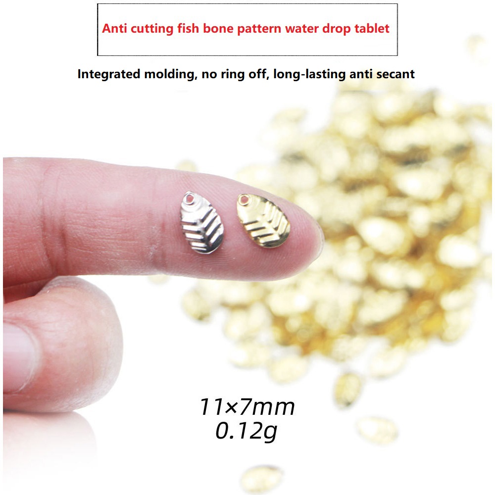 50 unids/lote DIY Spinner de p - Fishing Lure Spinnerbait reseña y precio