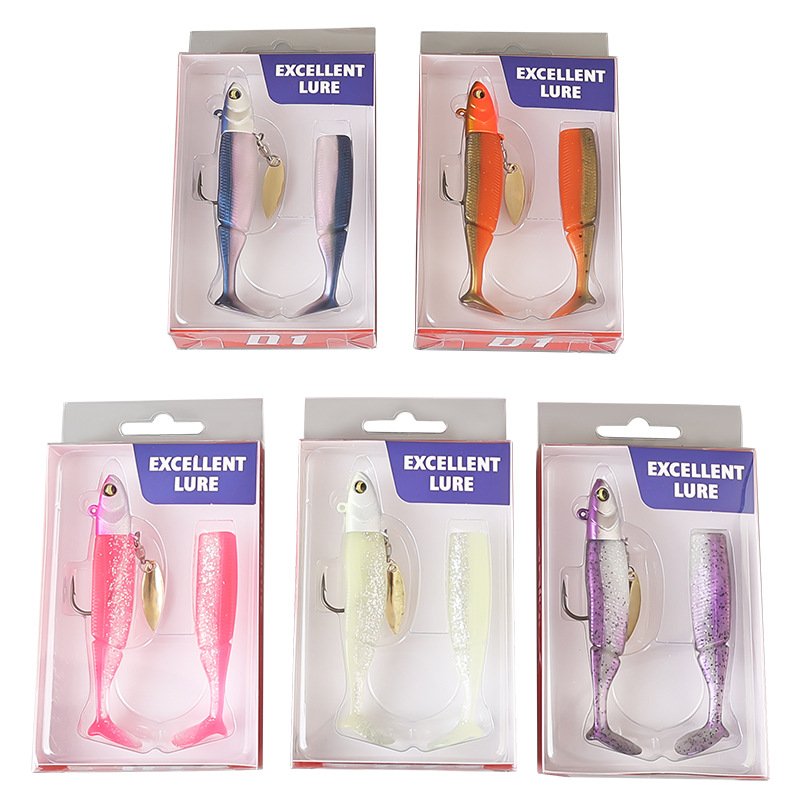 1 señuelo de pesca blando tipo - Fishing Lure Blade Bait reseña y precio