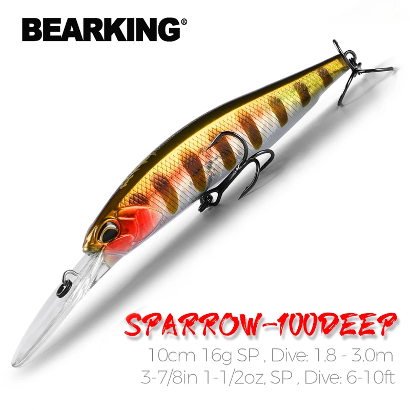 BEARKING 10cm 16g sistema de p - Fishing Lure Jerkbait reseña y precio