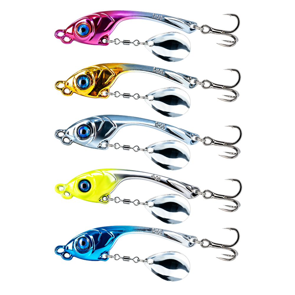 10 unidades/caja Señuelo VIB m - Fishing Lure Spinnerbait reseña y precio