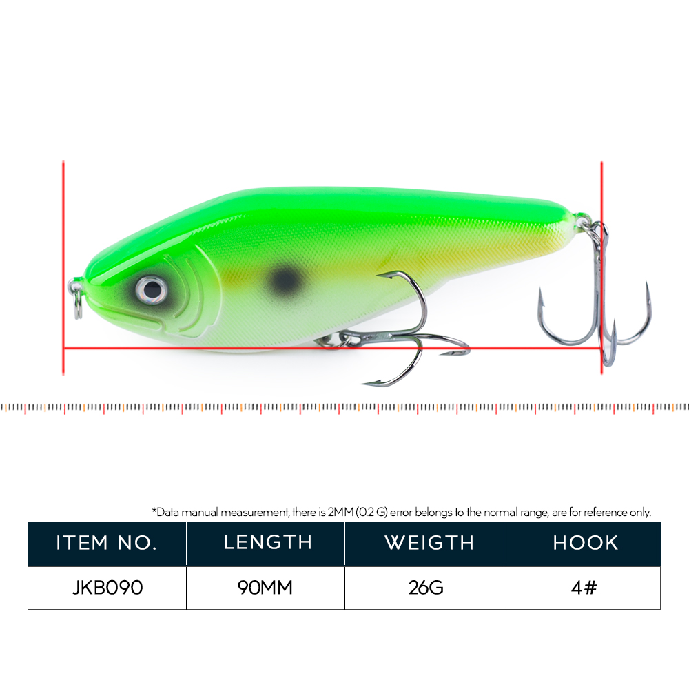 Hanlin NUEVO Glide Jerkbait 90 - Fishing Lure Jerkbait reseña y precio