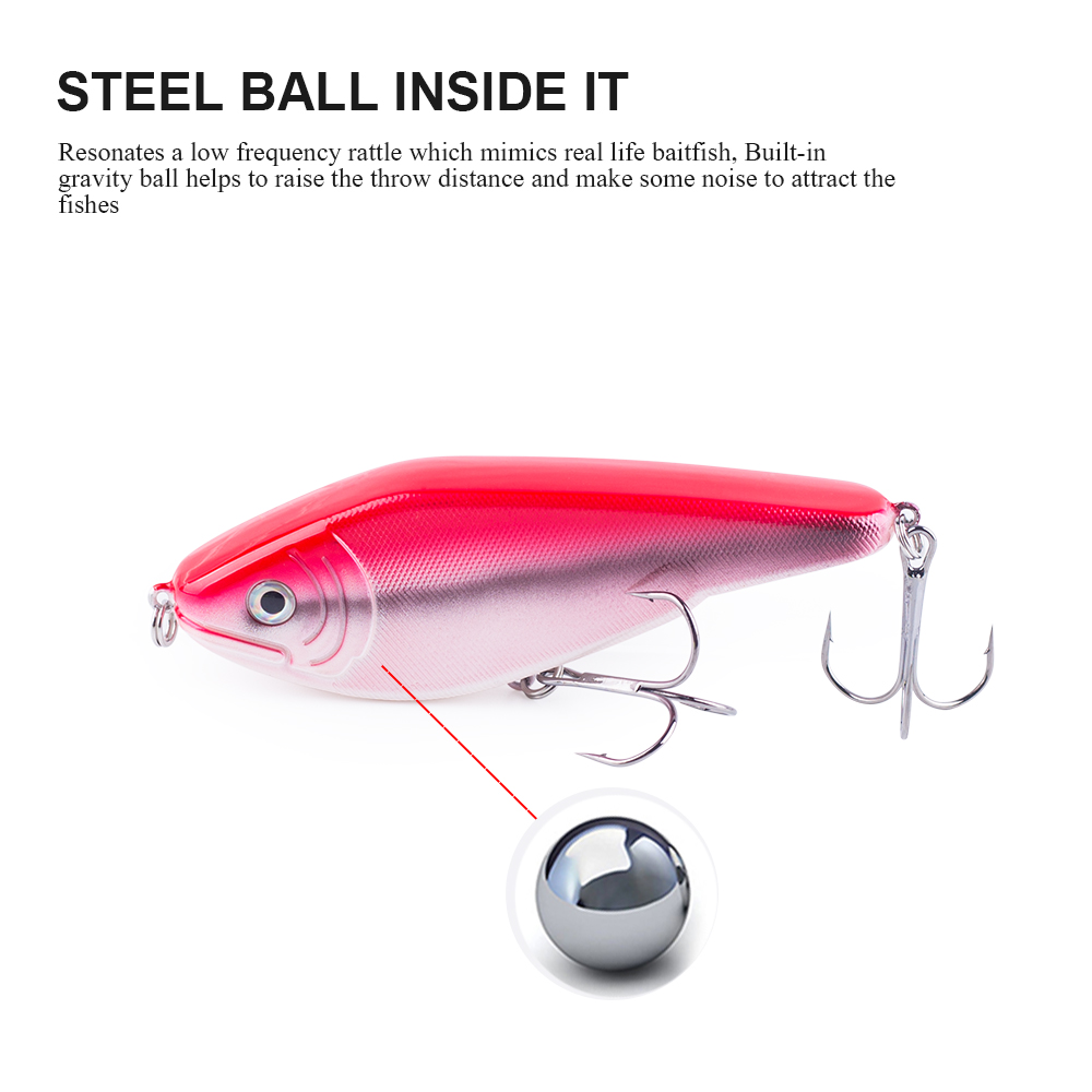 Hanlin NUEVO Glide Jerkbait 90 - Fishing Lure Jerkbait reseña y precio