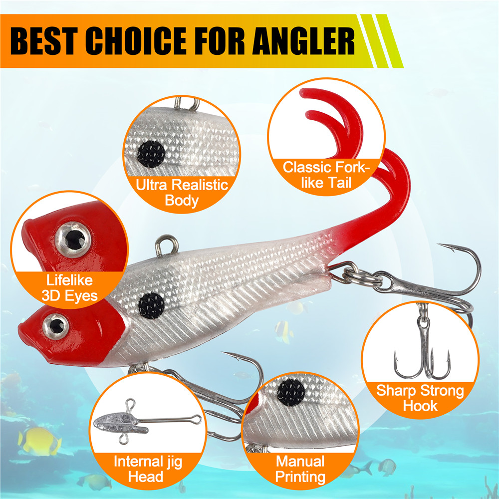 Señuelos de pesca blandos Wobb - Fishing Lure Swimbait reseña y precio