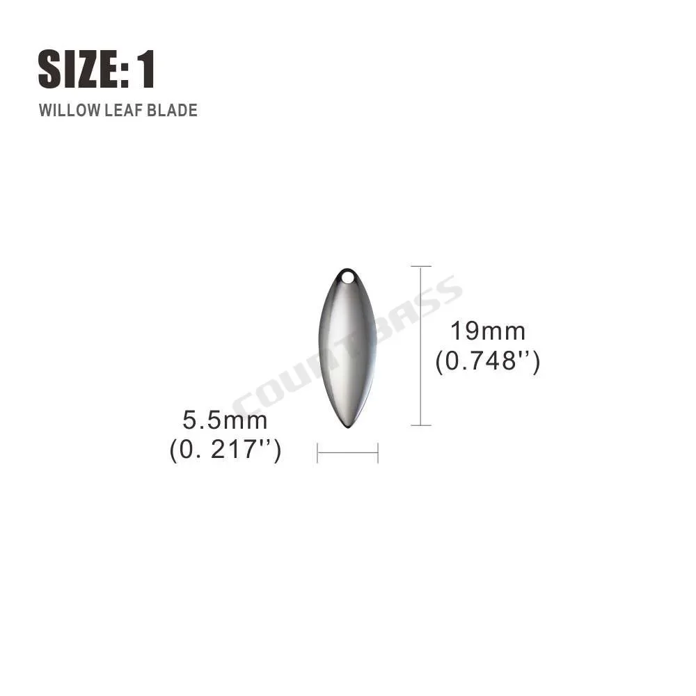 Countbass 50 Uds tamaño 1-6 ho - Fishing Lure Blade Bait reseña y precio