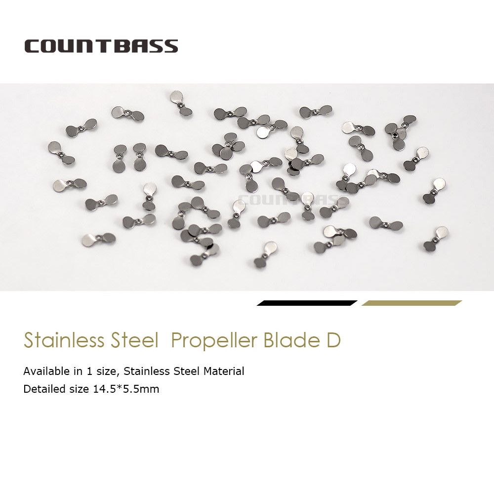 COUNTBASS 50 piezas de palas d - Fishing Lure Blade Bait reseña y precio