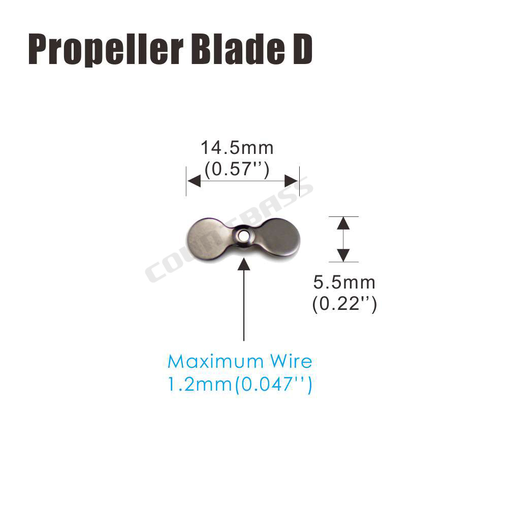 COUNTBASS 50 piezas de palas d - Fishing Lure Blade Bait reseña y precio