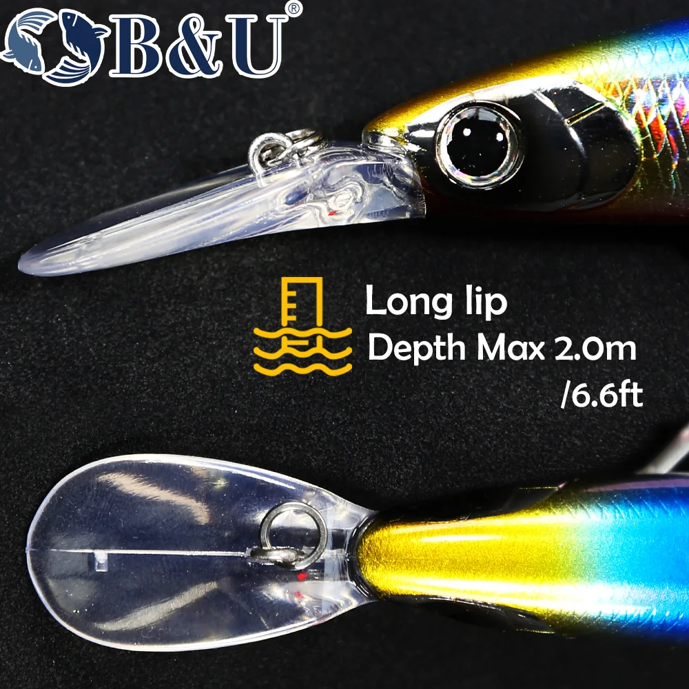 B & U-señuelo de pesca de mar, - Fishing Lure Jerkbait reseña y precio
