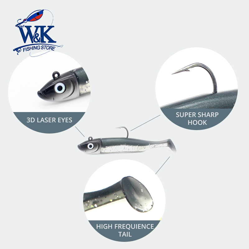 2 SET Señuelos de Pesca de Agu - Fishing Lure Soft Plastic reseña y precio