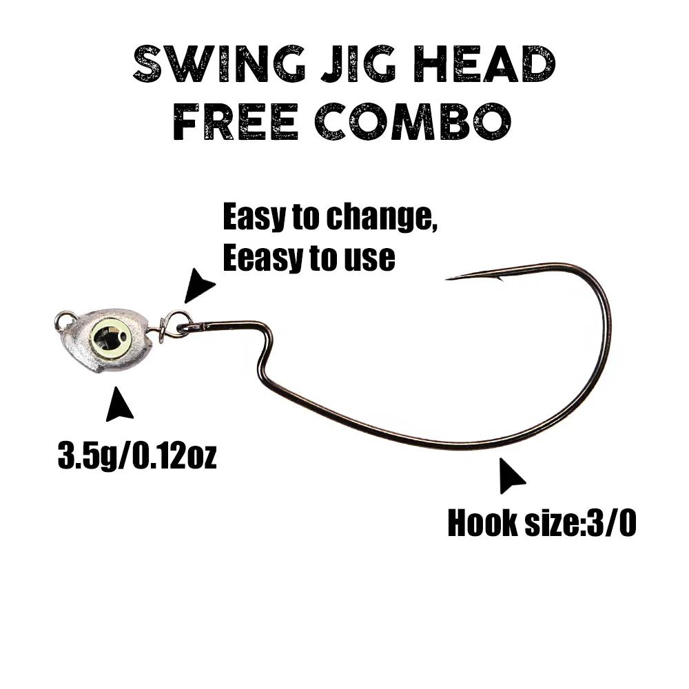 B&U Swing Jig Head Cheburashka - Fishing Lure Jig reseña y precio